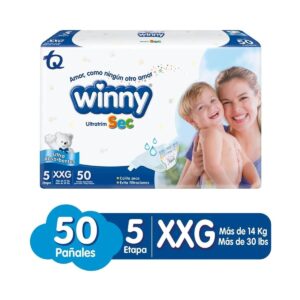 Pañal winny ultratrim sec 5 XXG x 50