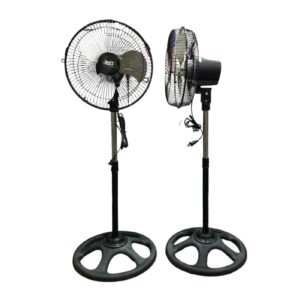 Ventilador pedestal 10" 1 en 1 negro