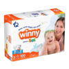 Pañal winny ultratrim sec 3 G x 100 + 20 toallitas húmedas aloe vera y vitamina E