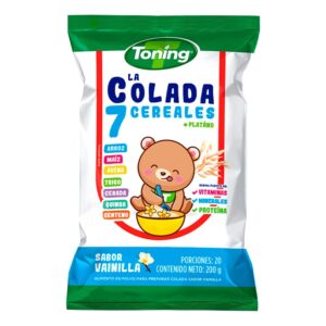 Toning la colada 7 cereales vainilla bolsa x 200g