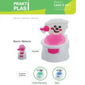 Bacín loko 2 en 1 praktiplas