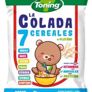 Toning la colada 7 cereales vainilla bolsa x 1000g