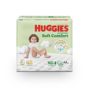 Pañal huggies active sec soft comfort XG/4 x 25