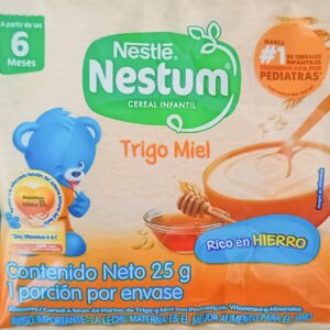 Nestle Nestum cereal infantil trigo miel bolsa x 25g