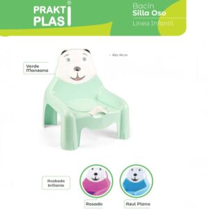 Bacín silla oso praktiplas