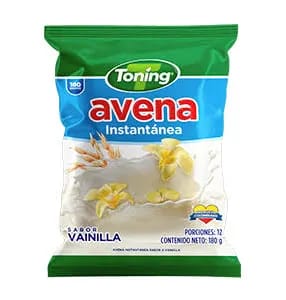 Toning avena instantánea vainilla bolsa x 180g