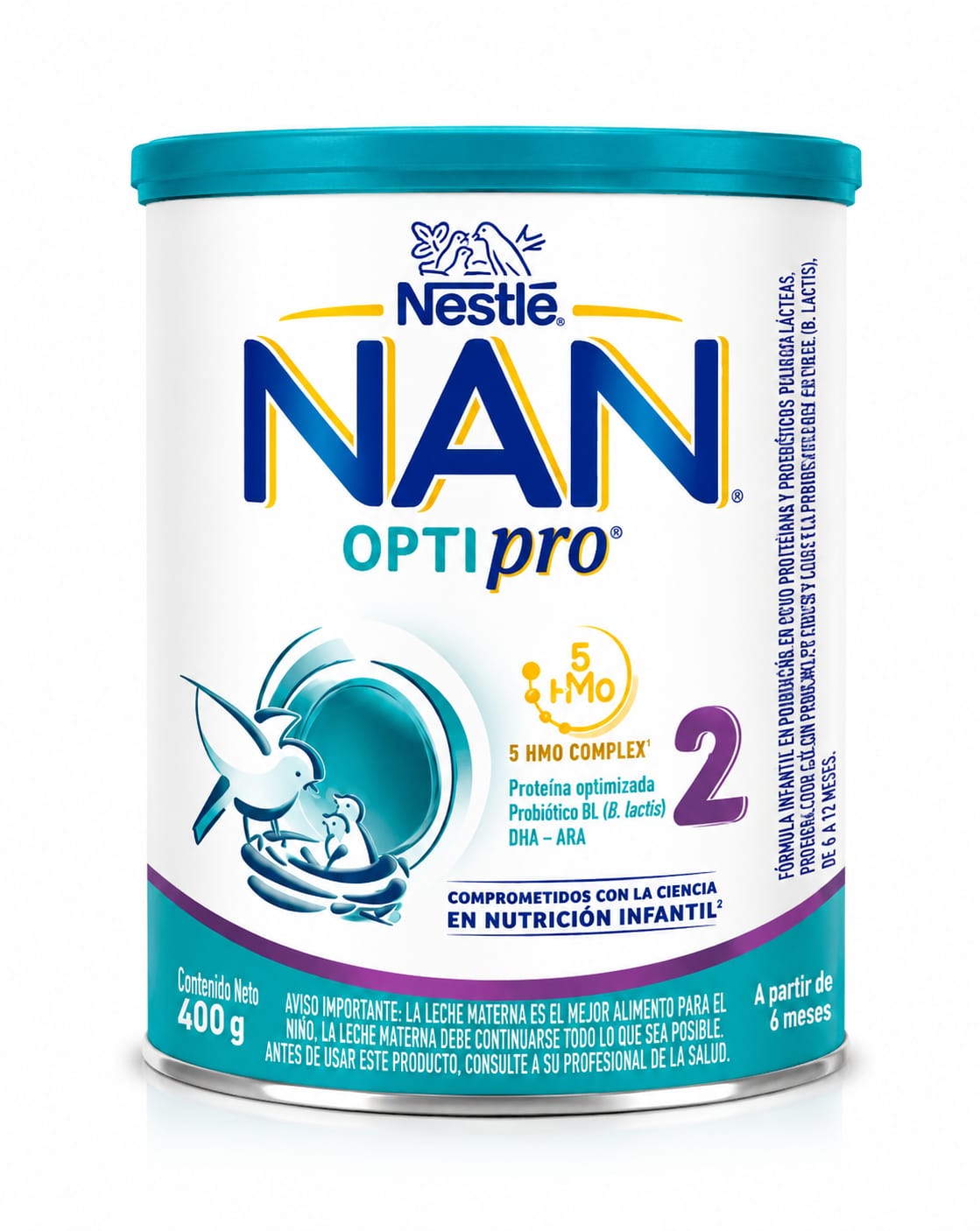 Nan opti pro a partir de 6 meses 2 x 400g