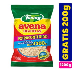 Toning avena hojuelas bolsa x 1200g