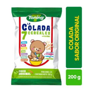 Toning la colada 7 cereales original bolsa x 200g