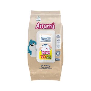 Arrurrú toallitas húmedas avena & karité x 70