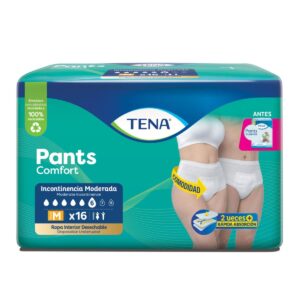Pañal tena pants comfort m x 16