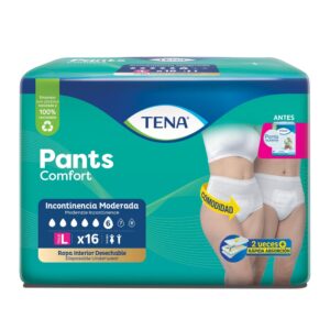 Pañal tena pants comfort l x 16