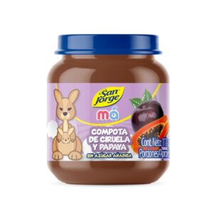 San jorge má compota de ciruela y papaya x 113g