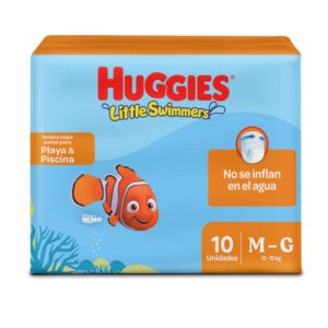 Huggies playa & piscina M-G (4-5) x 10 unidades