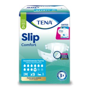Pañal tena slip comfort m x 9