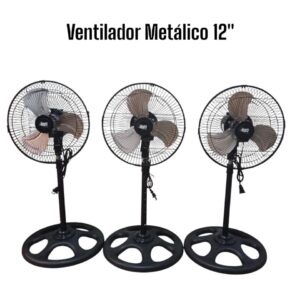 Ventilador pedestal 12" 1 en 1 negro