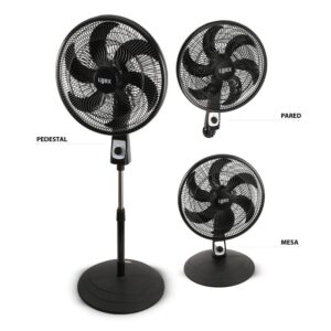 Ventilador lynx 18″ 3 en 1 80W negro