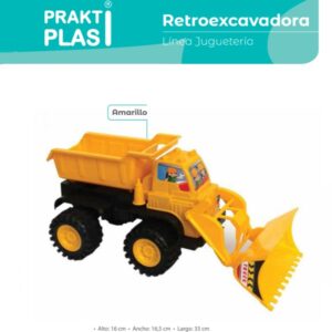Retroexcavadora campioni toys praktiplas