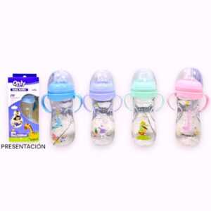 Tetero plástico asas only baby 0m+ 11oz/330mL