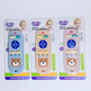 Mordedor para bebé control remoto en silicona 3m+ only baby