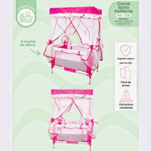 Corralito juguete techo muñecas ref 1108 infantiles abba