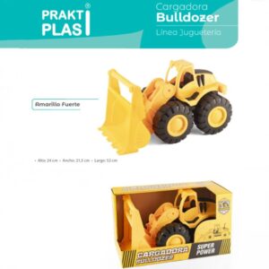 Cargadora bulldozer campioni toys praktiplas