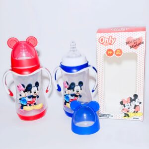 Tetero plástico asas only baby mickey & minnie 10oz/300ml