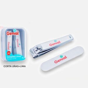 Cortaúñas inox y limas genial