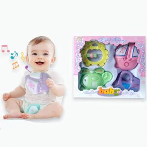 Sonajeros pasta baby series 3m+ caja x 4unds