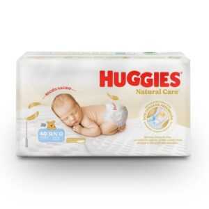 Pañal huggies natural care RN/0 X 40
