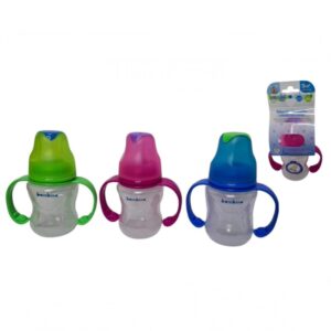 Biberón plástico de cuello estándar con mango bambino dream 3m+ 120mL/4oz