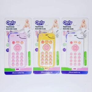 Mordedor para bebé teléfono unicornio en silicona only baby