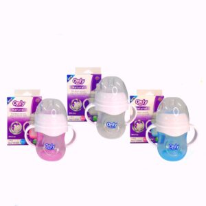 Tetero plástico asas only baby natural 0m+ 4oz/125mL