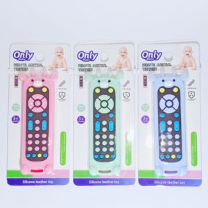 Mordedor para bebé control remoto jirafa en silicona 3m+ only baby