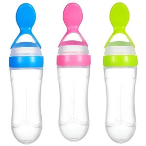 Tetero cuchara alimentador de silicona only baby 0m+ 3oz/90mL