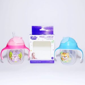 Vaso entrenador pitillo plástico only baby 0m+ 8oz/240mL