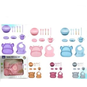 Set vajilla para bebe en silicona only baby 6m+