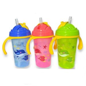 Vaso entrenador pitillo plástico 8oz/240mL