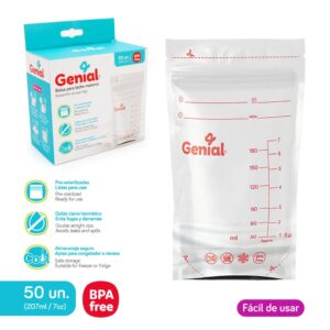 Bolsa para leche materna genial (207mL/7oz) x 50un