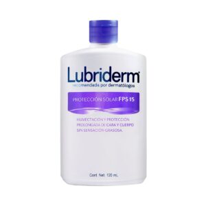 Lubriderm protección solar FPS 15 x 120mL