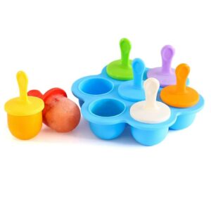 Molde de paletas para bebé en silicona