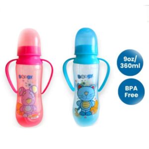Tetero plástico asas boogy 9oz/250mL