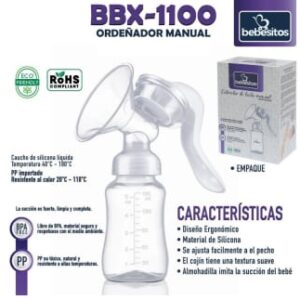Extractor de leche materna manual bebesitos