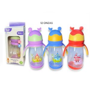 Tetero plástico asas only baby 0m+ 12oz/360mL