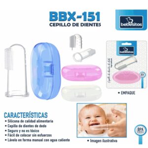 Cepillo de dientes de dedo bebesitos
