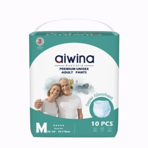 Pañal adulto aiwina premium tipo pants M x 10pcs