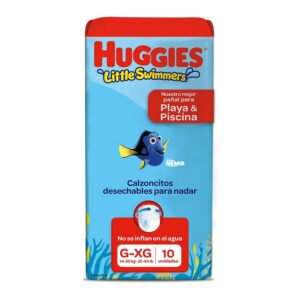 Huggies playa & piscina G-XG (5-6) x 10 unidades