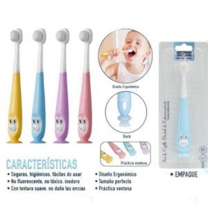 Cepillo dental de entrenamiento bebesitos 12m+