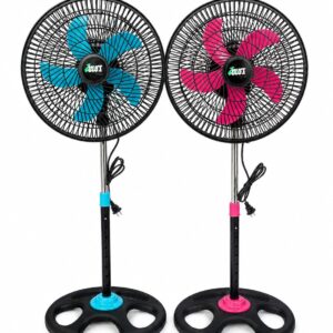 Ventilador plástico pedestal 12″ 1 en 1 colores