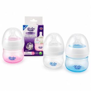 Tetero plástico only baby natural 0m+ 2oz/60mL
